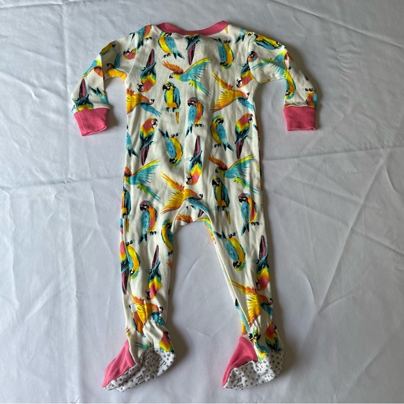 Rosie Pope Parrot Footie Sleeper Pajamas Size 18 months - Picture 10 of 11